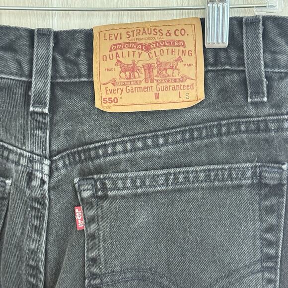 Vintage Levi's 550 Jeans Womens 12 (30x26.5) Made in USA 2001 Tapered Relaxed - Picture 16 of 16
